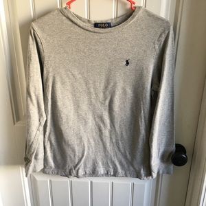 Boy’s Medium Grey Polo Shirt